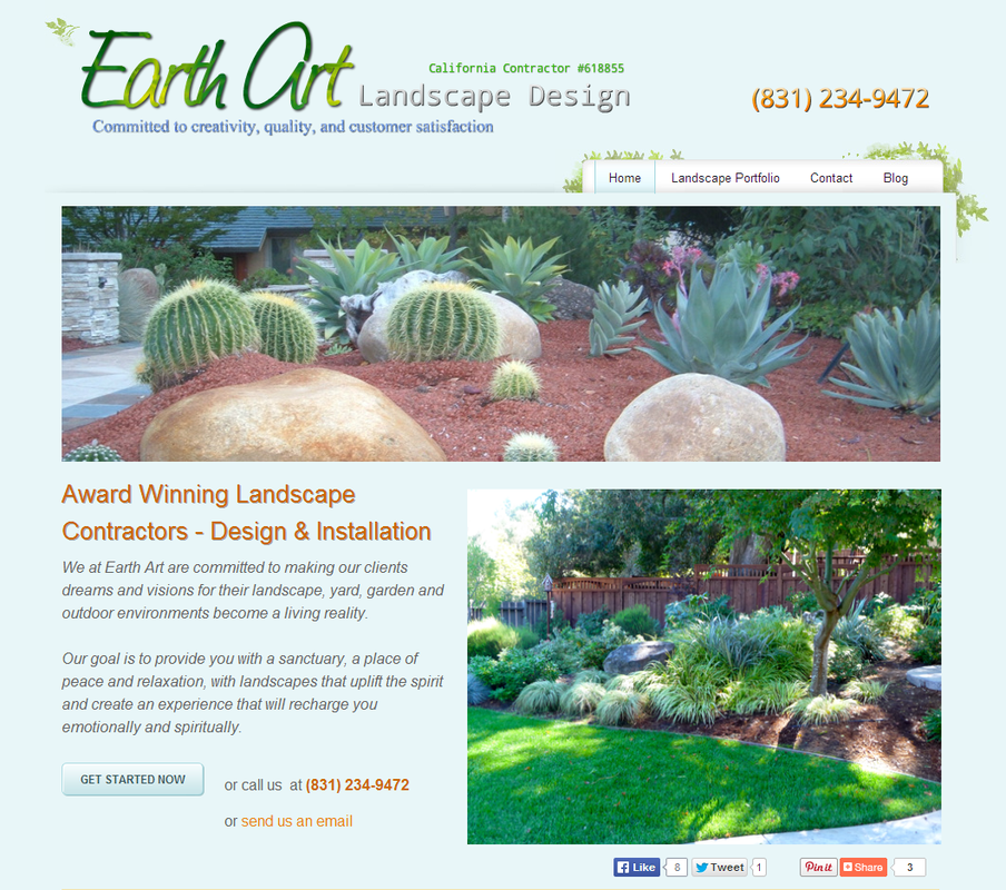 Landscape design website.